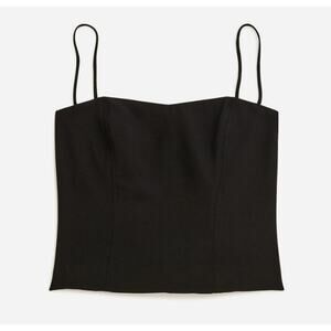 NWT J. Crew Sweetheart Bustier Top in Drapey Crepe Size 8
